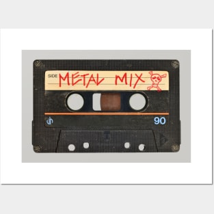 Vintage Metal Mix Tape Posters and Art